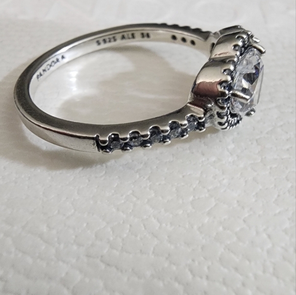Pandora Halo Hearts Ring Sterling silver Size 56 - Picture 5 of 8